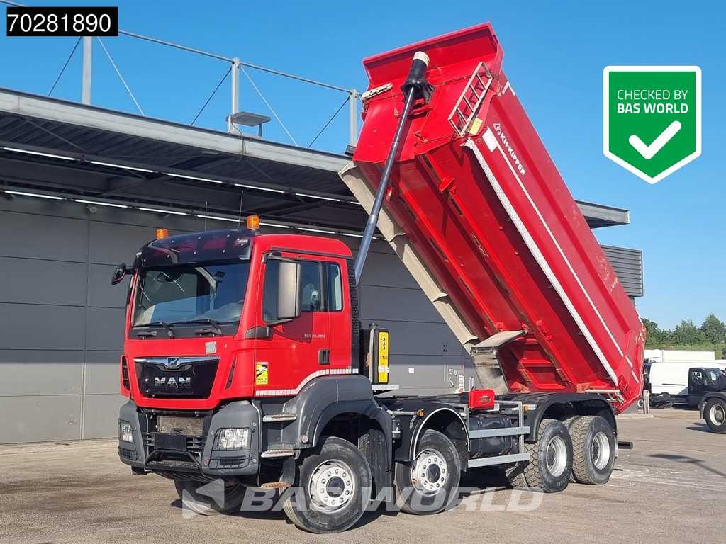 MAN TGS 41.480 8X8 8x8 Big-Axle Steelsuspension 20m3 Tipper Euro 6
