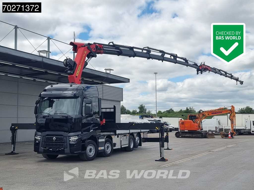 Renault C 520 8X2 Palfinger PK65002 SH Crane Jib Winch Lift+steering Axle Euro 6