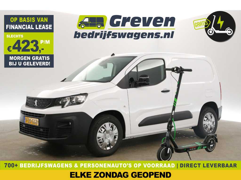 Peugeot E-Partner 136PK L1H1 50 kWh | GRATIS E-Step! | EMISSIEVRIJE ZONE | Elektrisch | BPM VRIJ | Autmaat Airco Camera Cruise Carplay PDC