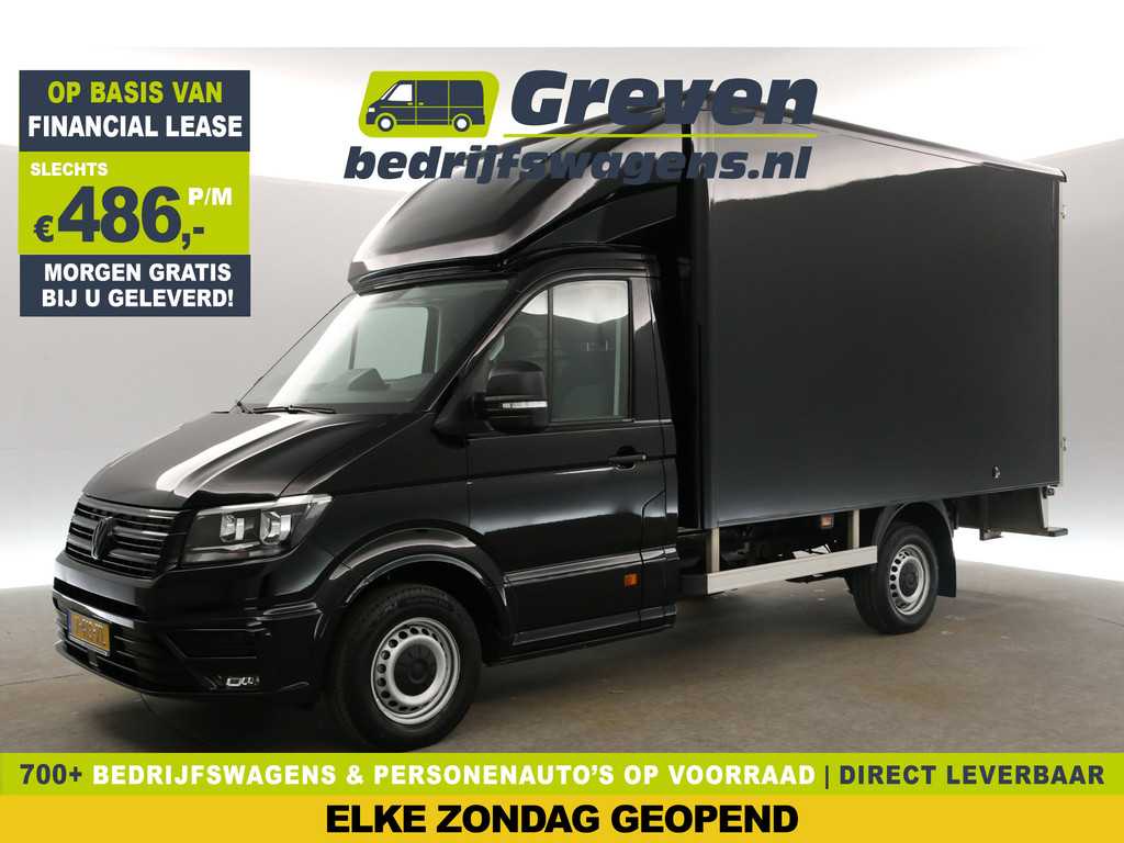 Volkswagen Crafter 35 2.0 TDI 140PK Bakwagen | L 3.80m | Camper Ombouw | Verhuiswagen | Airco Camera Carplay Cruise Laadbak Achterdeuren Treeplank