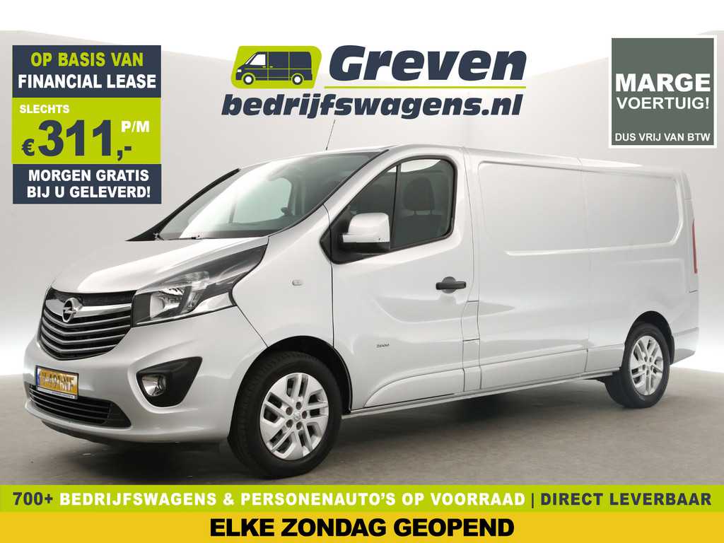 Opel Vivaro 1.6 CDTI L2H1 Marge Airco Cruise Camera Navi LED 3 Persoons 17"LMV PDC Trekhaak