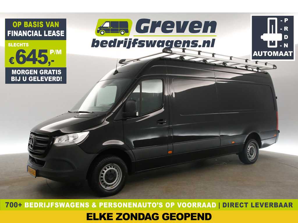 Mercedes-Benz Sprinter 319 CDI L3H2 191PK Automaat Airco Cruise Camera Carplay PDC 3 Persoons Imperiaal Ladder Elektrpakket