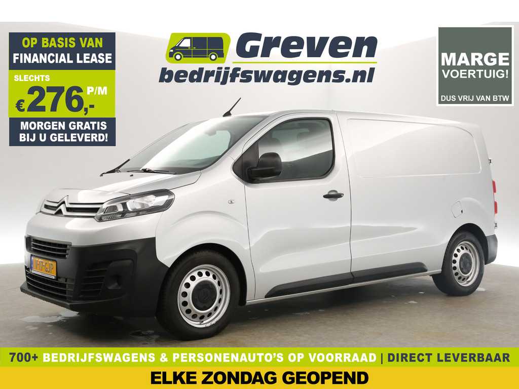 Citroën Jumpy 1.6 BlueHDI L2H1 Marge Airco Cruise Carplay Navigatie PDC Elektrpakket Schuifdeur