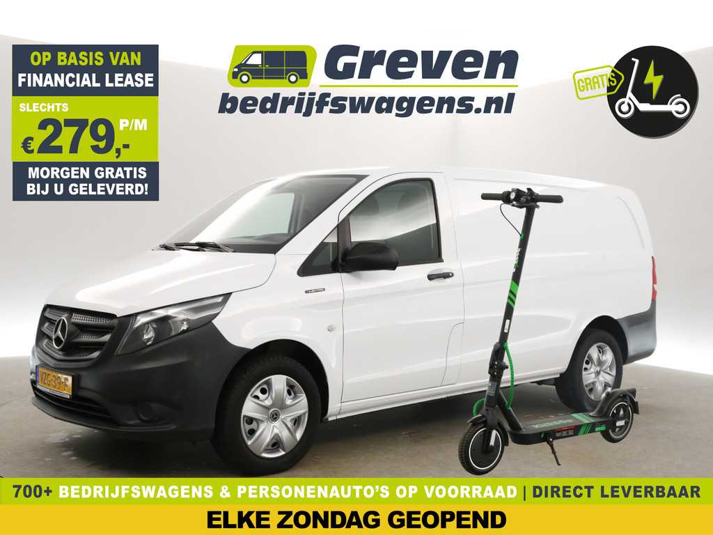 Mercedes-Benz eVito Lang 41 kWh | GRATIS E-Step! | Elektrisch | EMISSIEVRIJE ZONE | Airco Camera Stoelverw. Elektrpakket