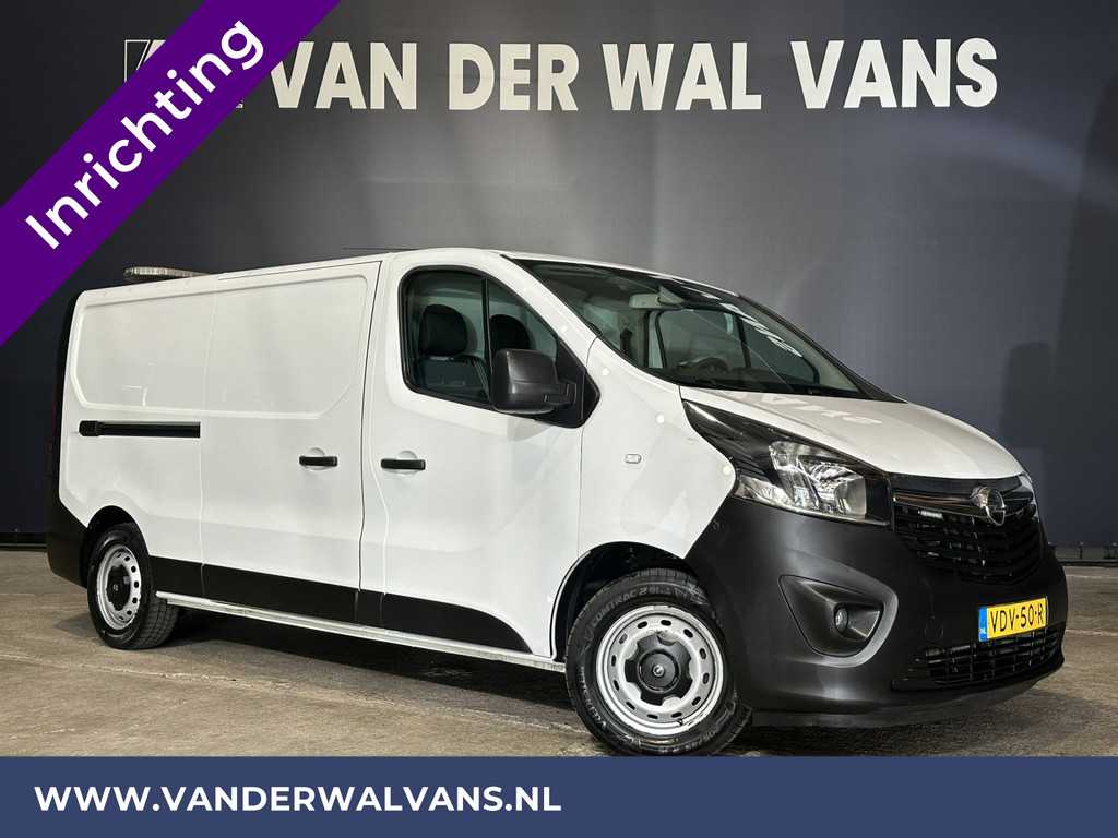 Opel Vivaro 1.6 CDTI 126pk L2H1 Inrichting Euro6 Airco | Omvormer | Camera | LED | Trekhaak Cruisecontrol, Parkeersensoren, Achterklep, Bijrijdersbank