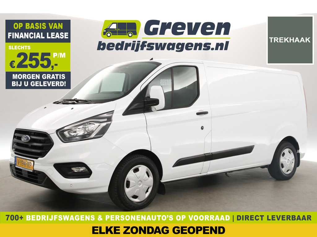 Ford Transit Custom 2.0 TDCI L2H1 Airco Cruise Navi LED Trekhaak PDC Elektrpakket
