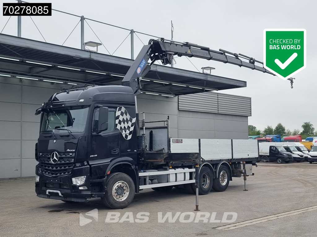 Mercedes Arocs 2545 6X2 HMF 3220-K8 Kran Crane Liftachse Xenon Euro 6