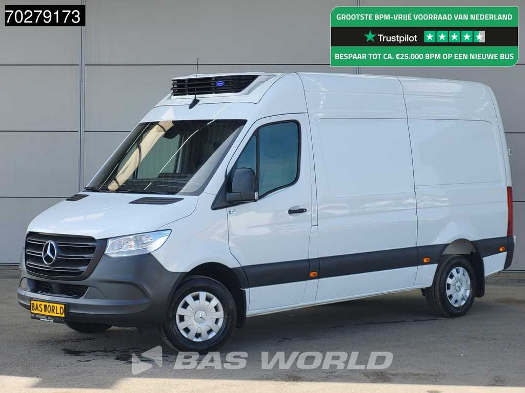 Mercedes Sprinter 314 CDI Koelwagen Carrier Xarios 300 220V Stekker Airco Cruise MBUX Euro6 Koel Koeler Kühlwagen 9Airco Cruise control