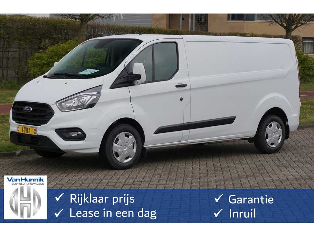 Ford Transit Custom 300L 130 PK Trend Airco, Cruise, Camera, Apple CP / Android Auto Trekhaak!! NR. 715