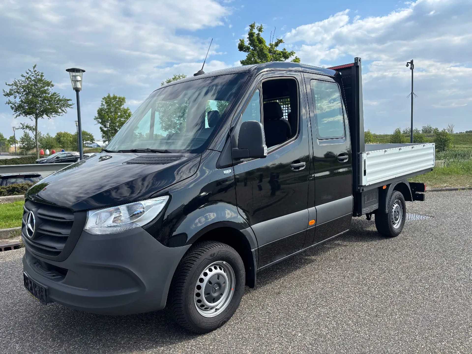 Mercedes-Benz Sprinter 317CDI Dubbelcabine Openlaadbak Airco 3500KG Trekhaak 15900KM BPM VRIJ 10 x op voorraad