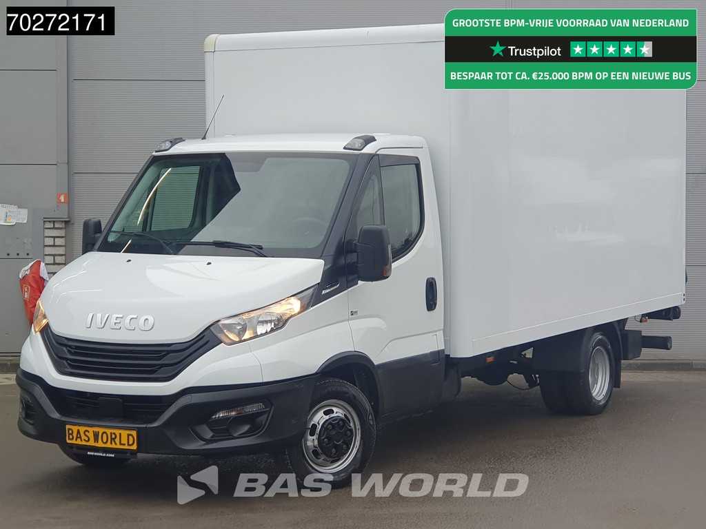 Iveco Daily 35C16 Automaat Laadklep Bakwagen Airco Camera Meubelbak Koffer Gesloten laadbak 19m3 Airco
