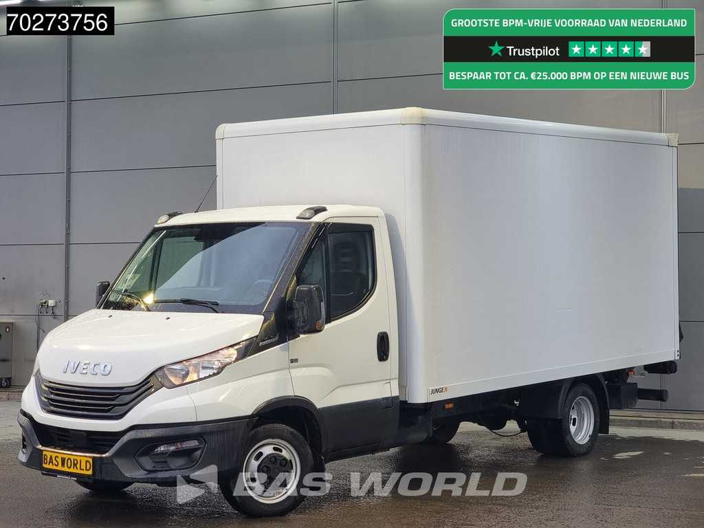 Iveco Daily 35C16 Automaat Laadklep Bakwagen Airco Camera Dubbellucht Meubelbak Koffer 19m3 Airco