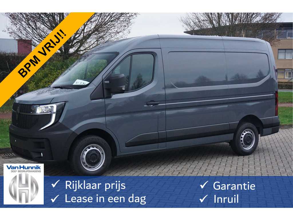 Renault Master T35 170PK Extra L2H2 BPM VRIJ!! 10" R-Link scherm, Camera, Trekhaak!! NR. E386*