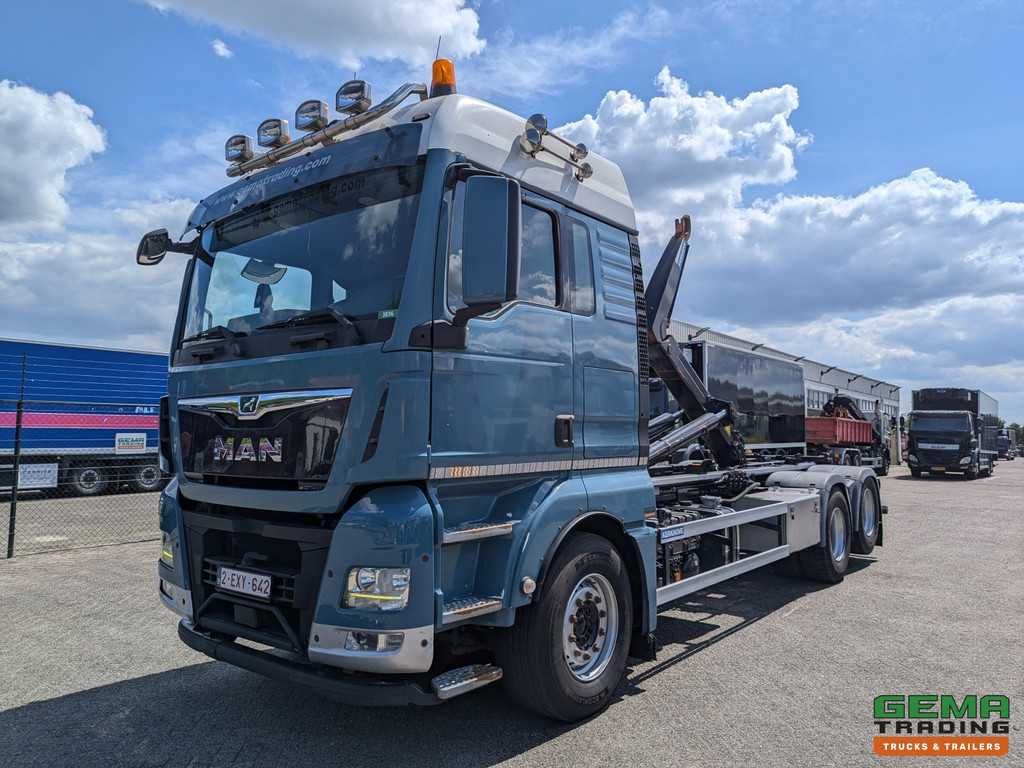 MAN TGX 28.460 6x2 XL Euro6 - Haakarm systeem 20T - Hydrolift HL20-6430 - Lift-As - Vangmuil