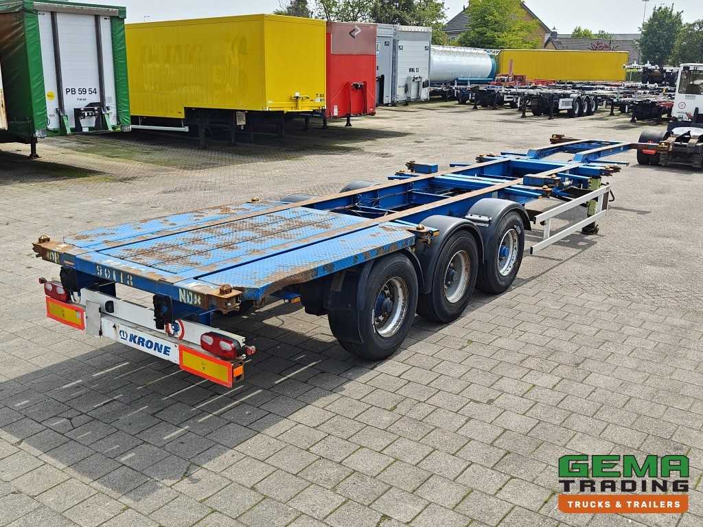 Krone SDC 27 3 assen BPW - DrumBrakes - 5340KG - 2x 20FT 1x 30FT 1x40FT - NL kenteken