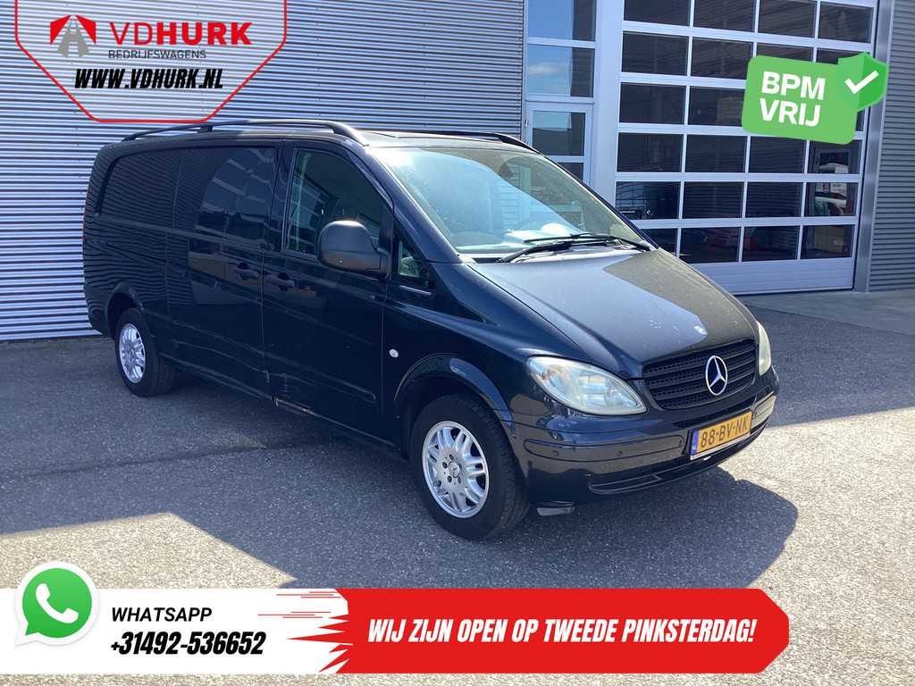 Mercedes-Benz Vito 111 CDI Aut. L3 EXPORT ONLY NL Auto/ APK 01-2026/ Airco/ PDC V+A/ LMV