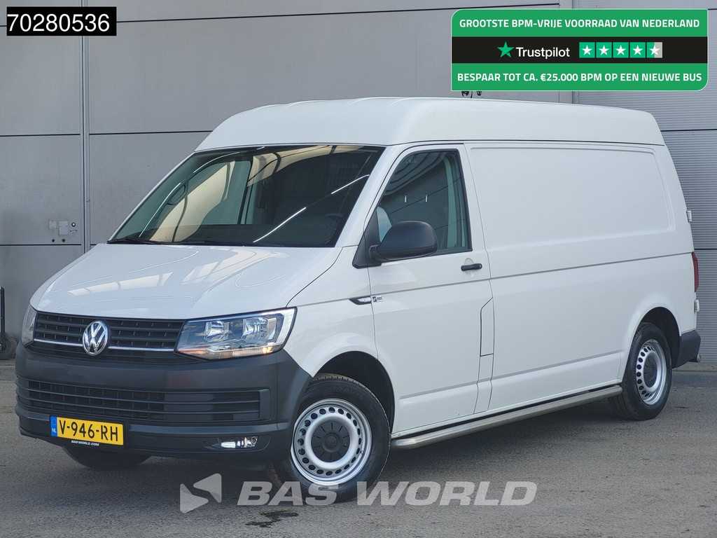 Volkswagen Transporter 150PK Automaat L2H2 Navi Airco Cruise Parkeersensoren Euro6 L2H2 L2 6m3 Airco Cruise control