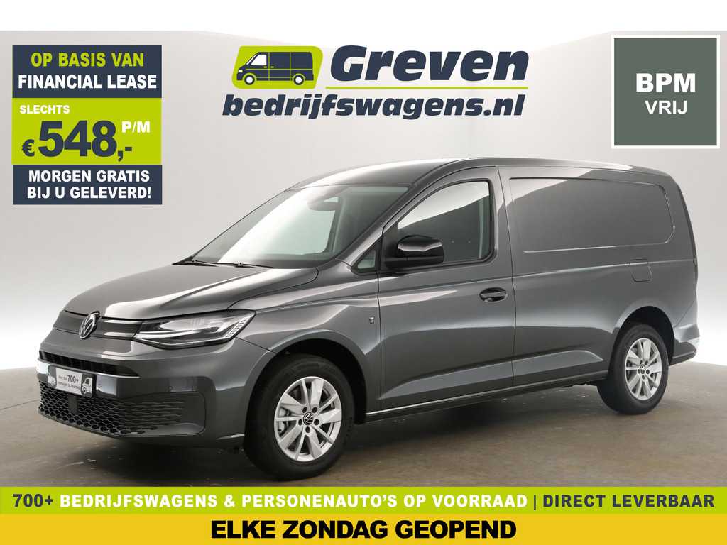 Volkswagen Caddy Maxi 2.0 TDI Style L2H1 123PK | NIEUW | BPM Vrij | DSG Automaat Airco Camera Carplay Cruise Navi Virtual PDC LED 16''LMV