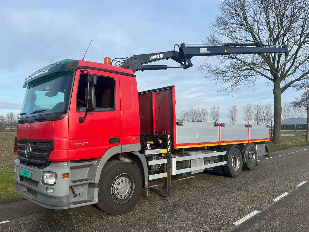 Mercedes - ACTROS 2832 - HKL140 - automaat - EURO5  -lift/stuur as - 600dkm - 2006 - APK 10-2025