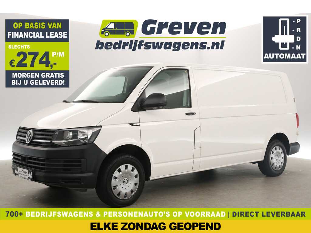 Volkswagen Transporter 150PK 2.0 TDI L2H1 DSG Automaat Airco Cruise Carplay Trekhaak 3 Persoons PDC Elektrpakket