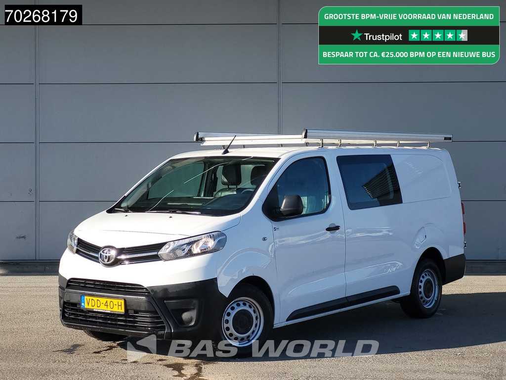Toyota ProAce 120PK L3H1 Dubbel Cabine Airco Cruise Parkeersensoren Trekhaak Doka Mixto 5m3 Airco Dubbel cabine Trekhaak Cruise control
