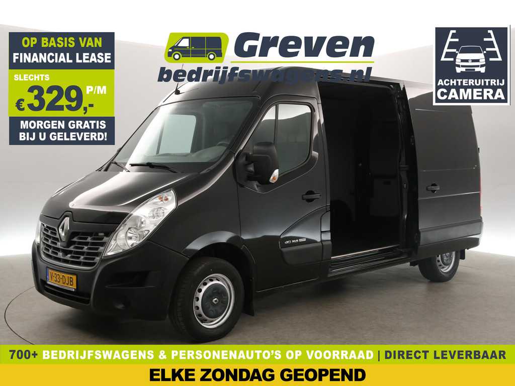 Renault Master T35 2.3 dCi L2H2 146PK Airco 2xSchuifdeur Cruise Camera PDC 3 Persoons Elektrpakket Trekhaak