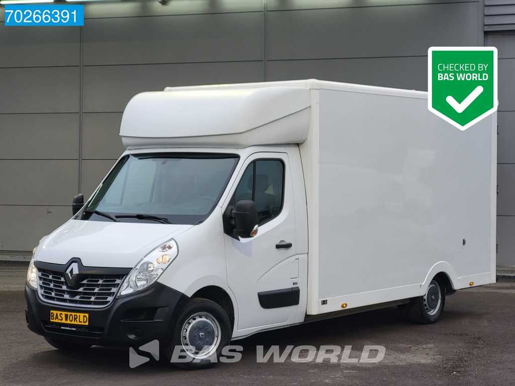 Renault Master 130PK Bakwagen Airco Cruise Meubelbak Plancher Verkoopwagen Foodtruck Paardenwagen 20m3 Airco Cruise control