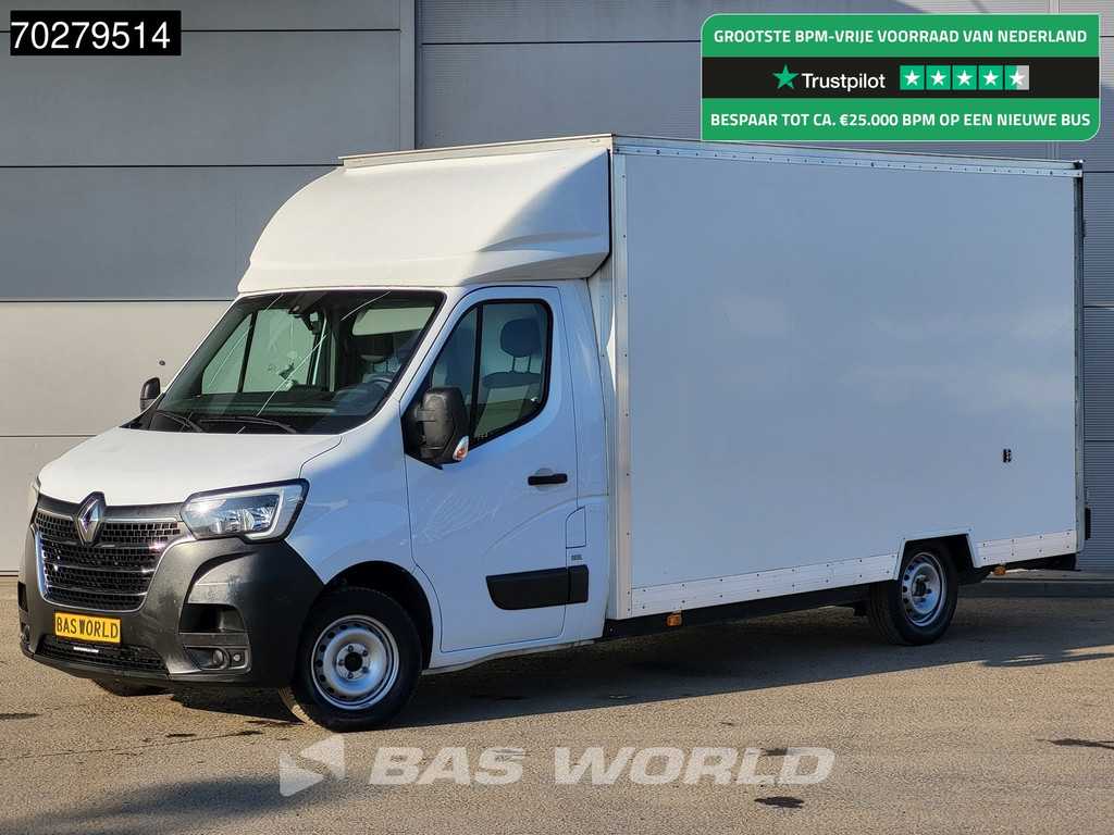 Renault Master 145PK Bakwagen Airco Cruise Meubelbak Plancher Verkoopwagen Foodtruck Paardenwagen Airco Cruise control