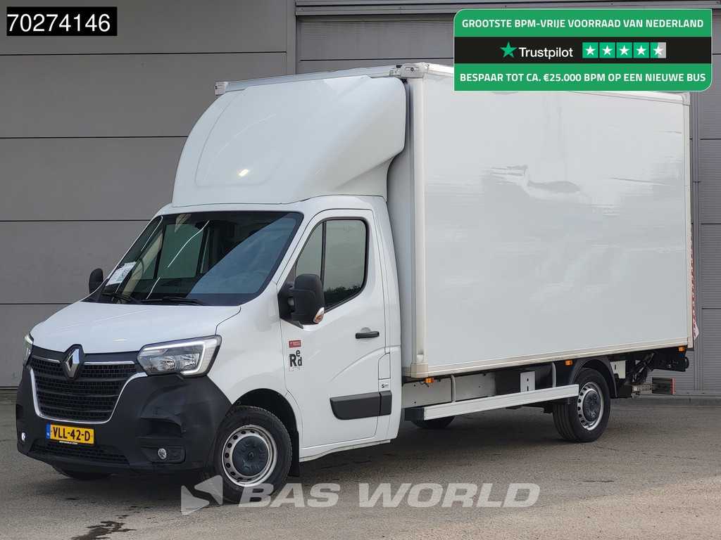 Renault Master 145PK Bakwagen Laadklep Airco Cruise APK 11-2025 Meubelbak Koffer 21m3 Airco Cruise control