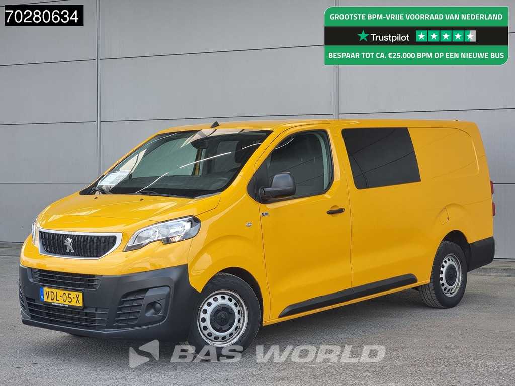 Peugeot Expert 120pk Dubbel Cabine L3H1 Trekhaak Airco Cruise Parkeersensoren L3 Long 3m3 Airco Dubbel cabine Trekhaak Cruise control