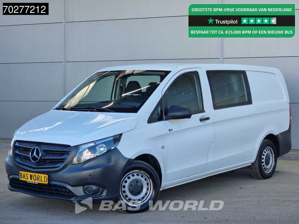 Mercedes Vito 114 Dubbel Cabine Automaat L2H1 Navi Trekhaak Airco Cruise Camera Parkeersensoren L2 Doka Mixto 3m3 Airco Dubbel cabine Trekhaak Cruise control