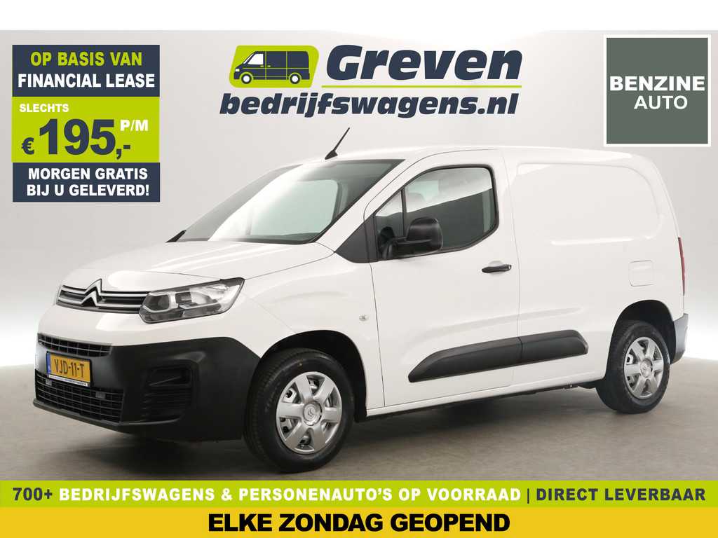 Citroën Berlingo 1.2 PureTech L1H1 | BENZINE | EMISSIEVRIJE ZONE | 111PK PDC Elektrpakket Schuifdeur