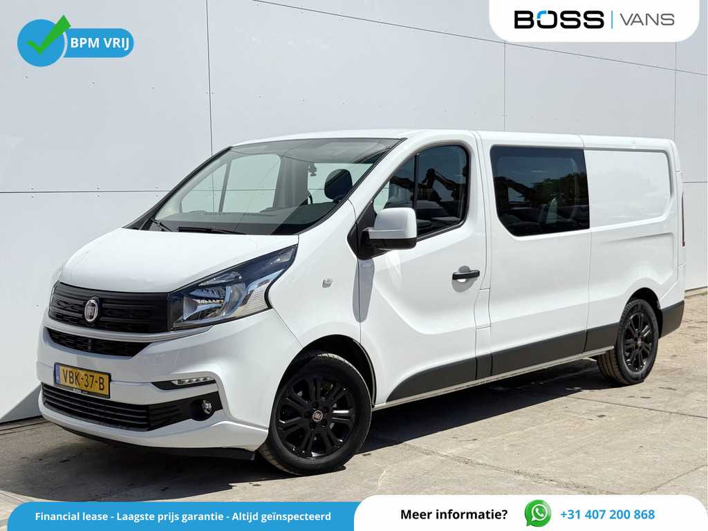 Fiat Talento 125pk L2H1 Dubbele Cabine Airco Cruise Control Trekhaak Parkeersensoren