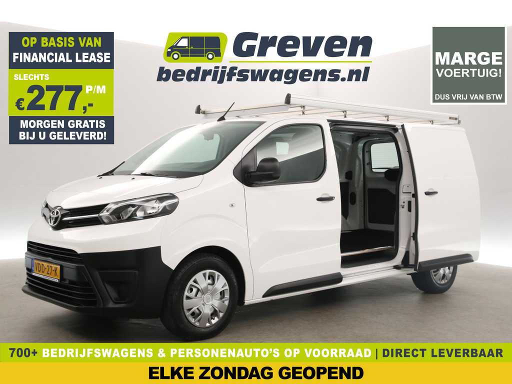 Toyota ProAce 1.5 D-4D L2H1 | MARGE! | Airco Camera Cruise 2xSchuifdeur 3 Persoons Imperiaal Trekhaak
