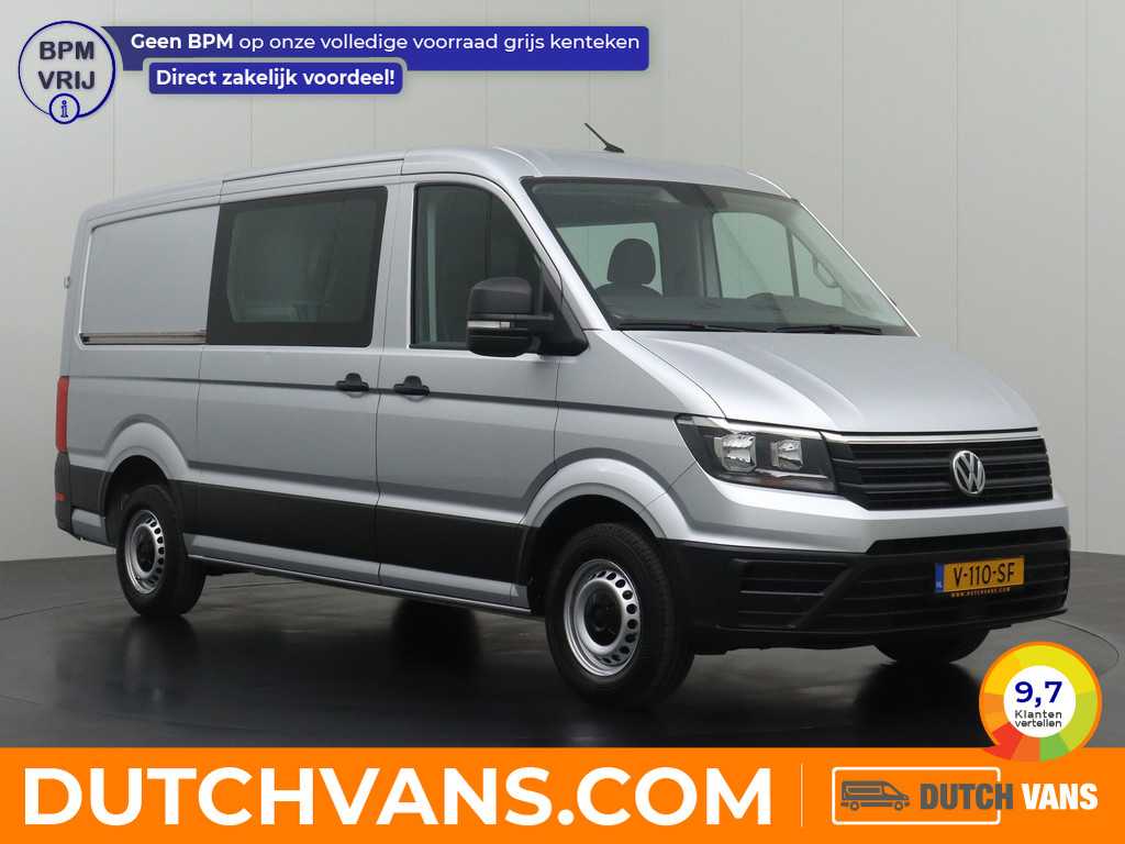 Volkswagen Crafter 2.0TDI L3H2 Dubbele Cabine Highline | Leder | 2500Kg Trekhaak | Airco | Cruise