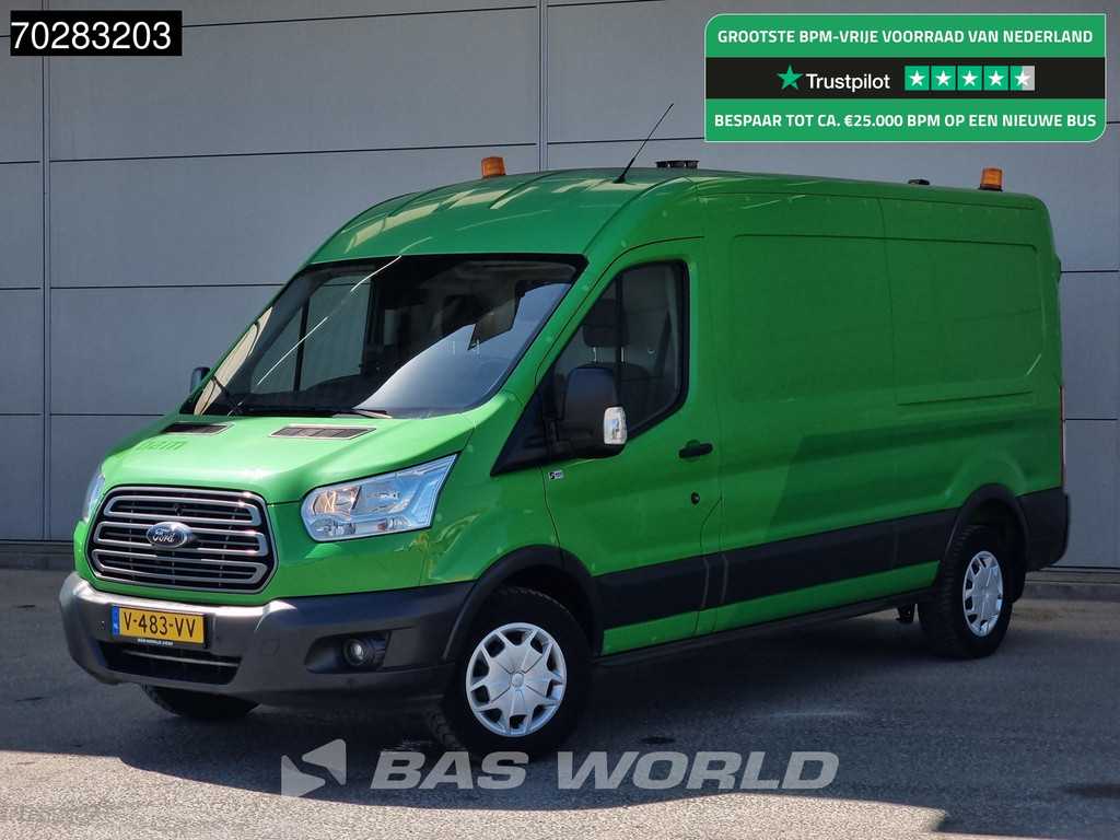 Ford Transit 130pk L3H2 Navi Trekhaak Airco Cruise Werkplaatsinrichting Camera Parkeersensoren L3 11m3 Airco Trekhaak Cruise control