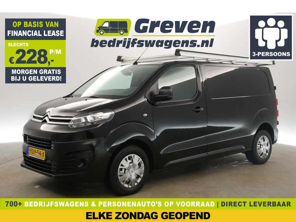 Citroën Jumpy 2.0 BlueHDI L2H1 Airco Cruise Parkeersensoren 3 Persoons Imperiaal Elektrpakket