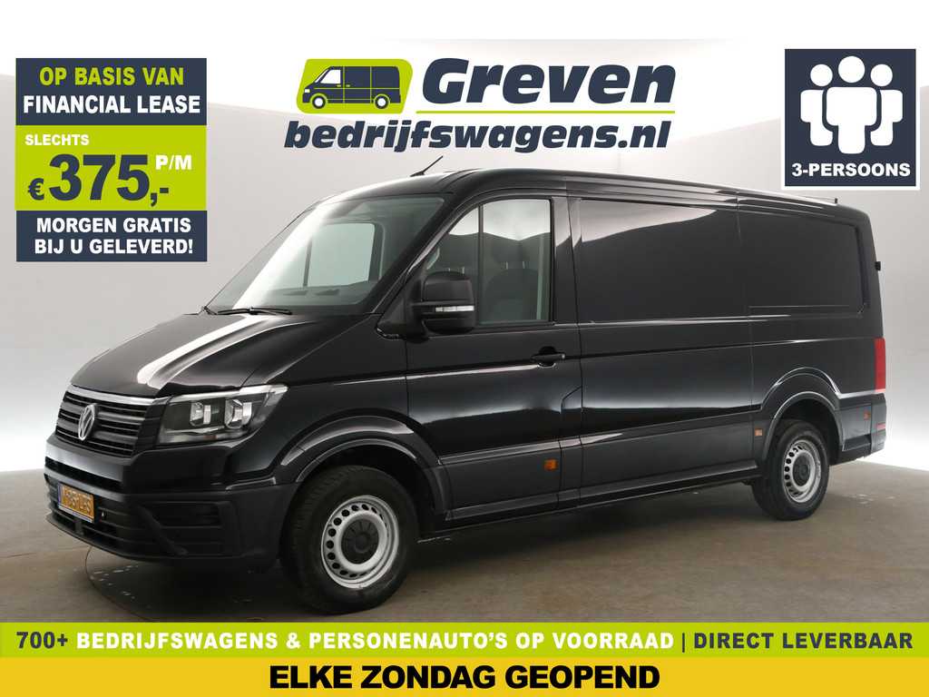 Volkswagen Crafter 2.0 TDI L3H2 140PK 3000KG Trekgew. Airco Camera Cruise Carplay 3 Persoons Elektrpakket Trekhaak