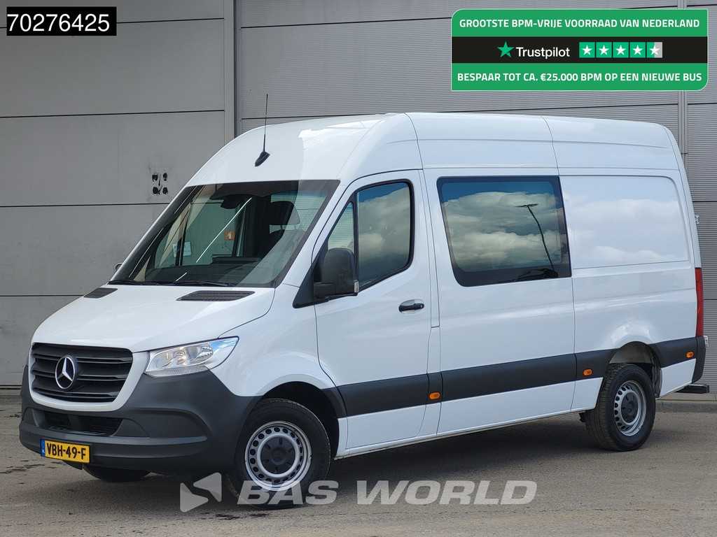 Mercedes Sprinter 316 CDI Dubbel Cabine Automaat 3,5t Trekhaak Airco Cruise MBUX Camera Doka Mixto Airco Dubbel cabine Trekhaak Cruise control