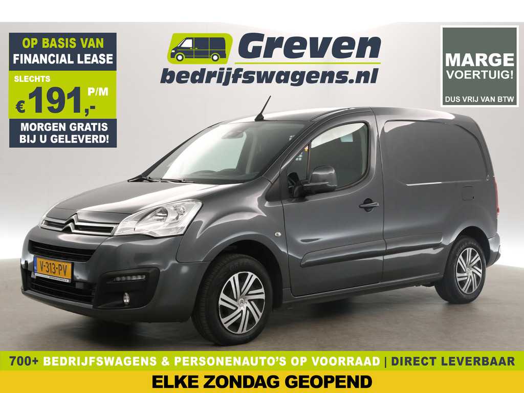 Citroën Berlingo 1.6 BlueHDI L1H1 | MARGE! | Airco Cruise Navigatie PDC 3 Persoons Elektrpakket Schuifdeur