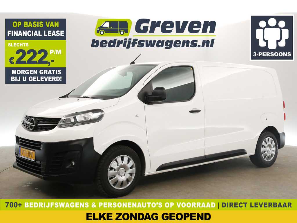 Opel Vivaro 1.5 CDTI L2H1 Airco Cruise Carplay 360Camera Navigatie 3 Persoons PDC Elektrpakket Achterklep