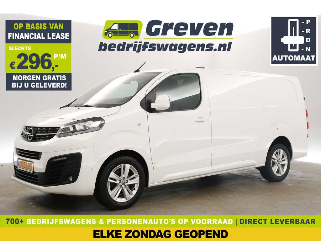 Opel Vivaro 2.0 CDTI L3H1 177PK Automaat 360Camera Airco LED Cruise Carplay Navi PDC 3 Persoons 17"LMV