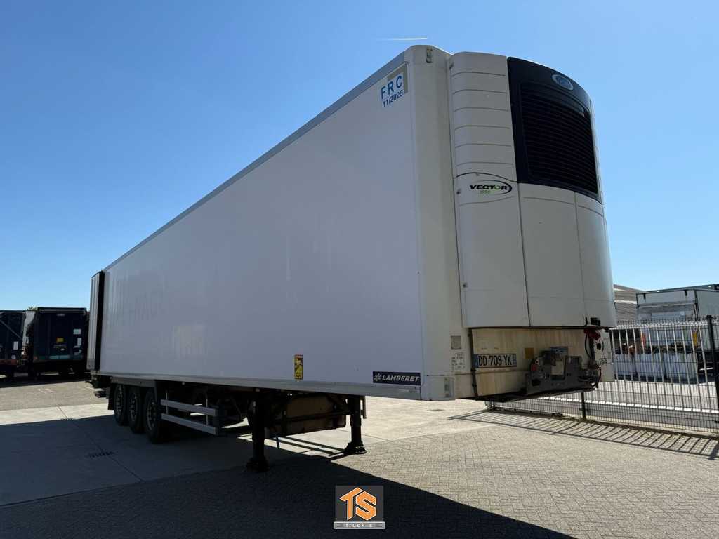 lamberet LVF S 3F KOELER/REEFER/KUHLKOFFER - CARRIER VECTOR 1550 - APK/TUV 01/2026 - TOP! TS026219