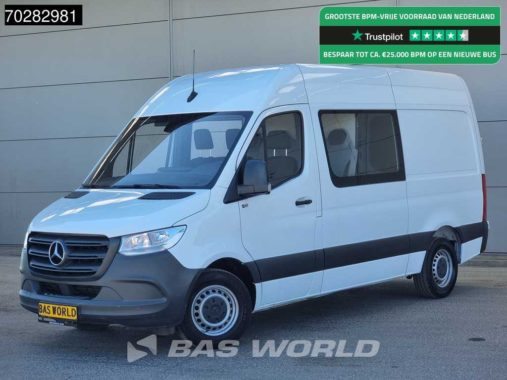Mercedes Sprinter 314 CDI Dubbel Cabine Automaat 3,5t Trekhaak L2H2 Airco Cruise MBUX L2 9m3 Airco Trekhaak Cruise control