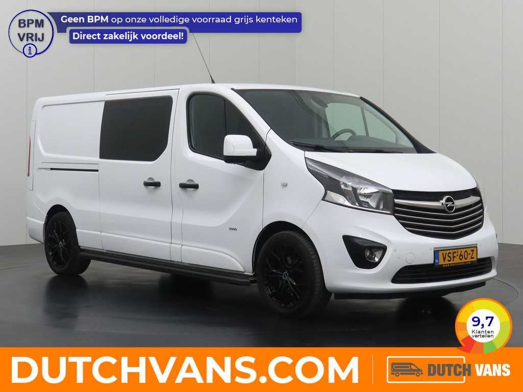Opel Vivaro 1.6CDTI 145PK Lang Dubbele Cabine Sport  | 2xSchuifdeur | Euro 6 | Airco | Cruise | Trekhaak