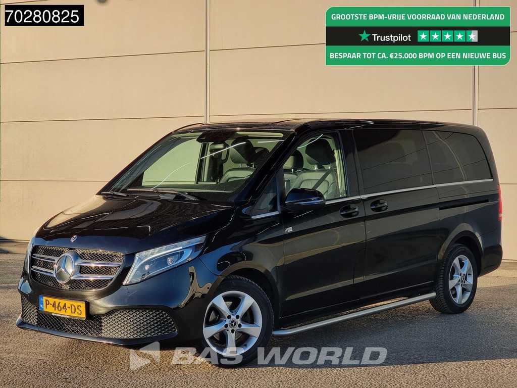 Mercedes V-Klasse 220 Incl BPM. Ex. BTW 8 Persoons Geel Kenteken Avantgarde Leder Led 2x Schuifdeur Airco Cruise control
