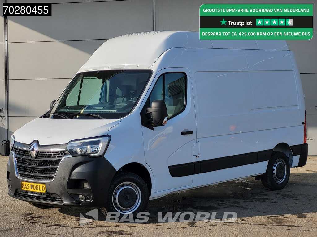 Renault Master 135PK L2H3 Airco Cruise Parkeersensoren Hoog dak L2H2 11m3 Airco Cruise control