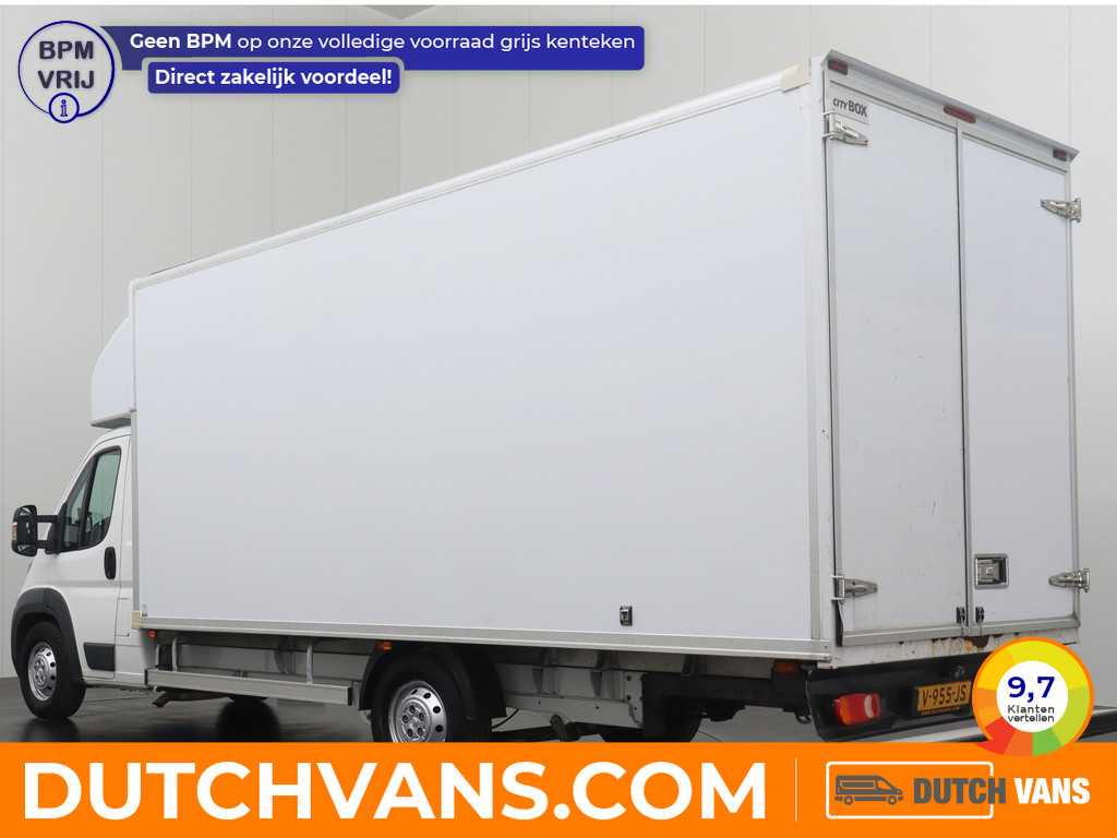 Peugeot Boxer 2.0BlueHDI 160PK Bakwagen 4,88 Meter Laadlengte | Navigatie | Airco | Bijrijdersbank
