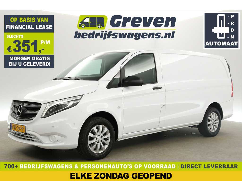 Mercedes-Benz Vito 114 CDI Lang Automaat Airco Camera Cruise Carplay Trekhaak 3 Persoons 16''LMV PDC