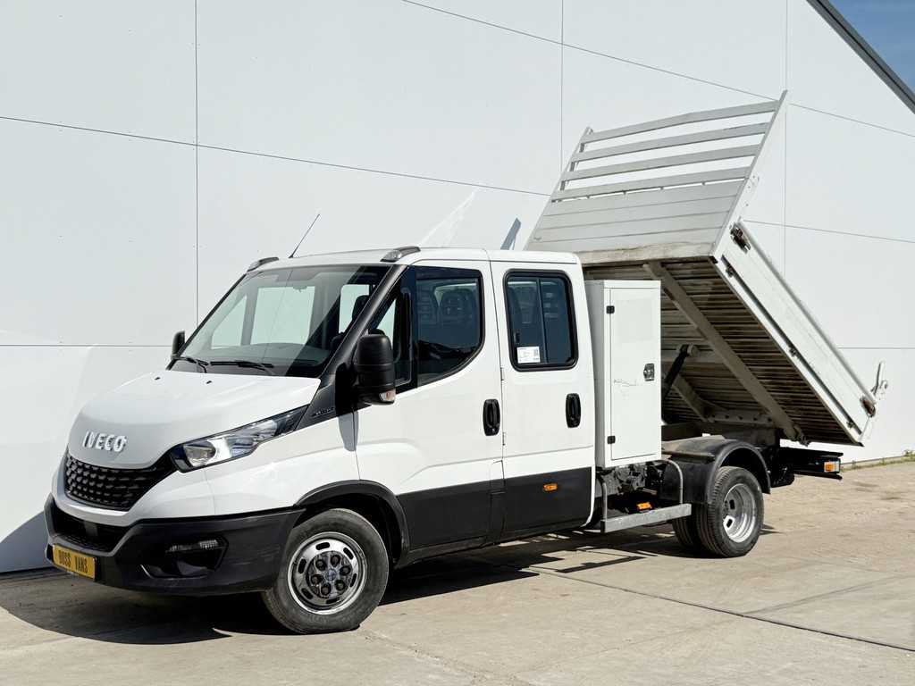Iveco Daily 35C14 Kipper Dubbele Cabine Dubbellucht Trekhaak Airco Cruise Control Lucht Geveerde Stoel